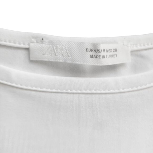 ZARA White Basic Women’s Camisole Tank Top – Spaghetti Straps, Size M - Picture 8 of 10